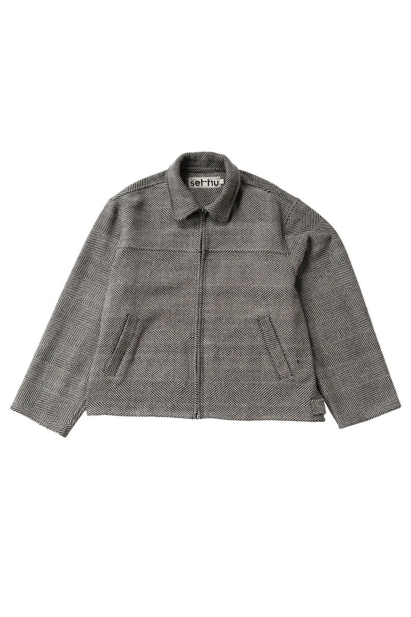 Black Diamond Trucker Jacket Diamond Weave