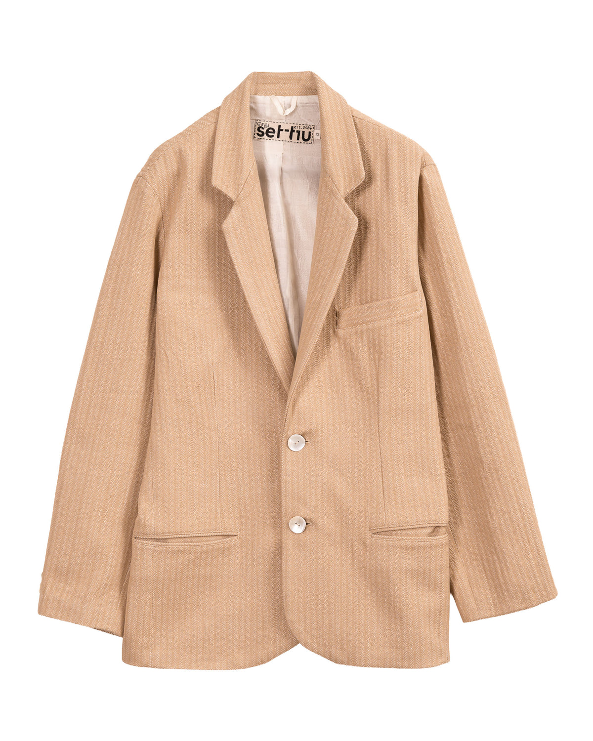 Wave Hill Relaxed Blazer Camel