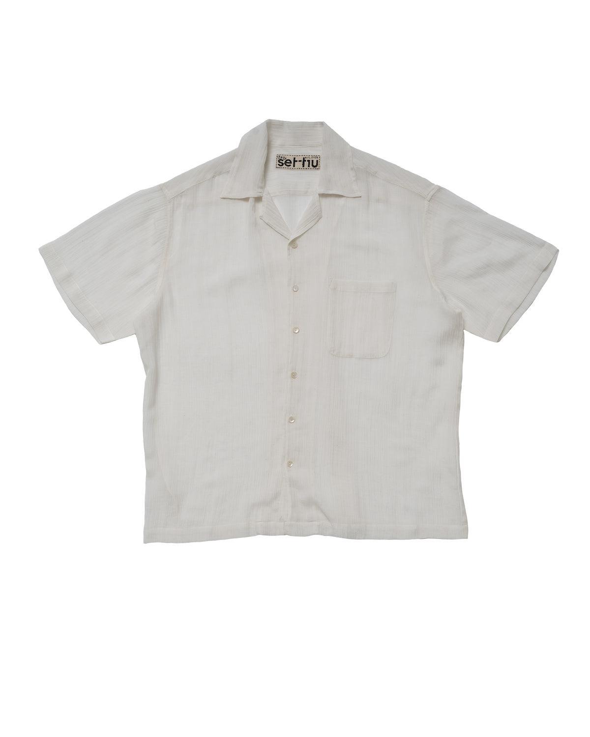 Coastal Camp Shirt White