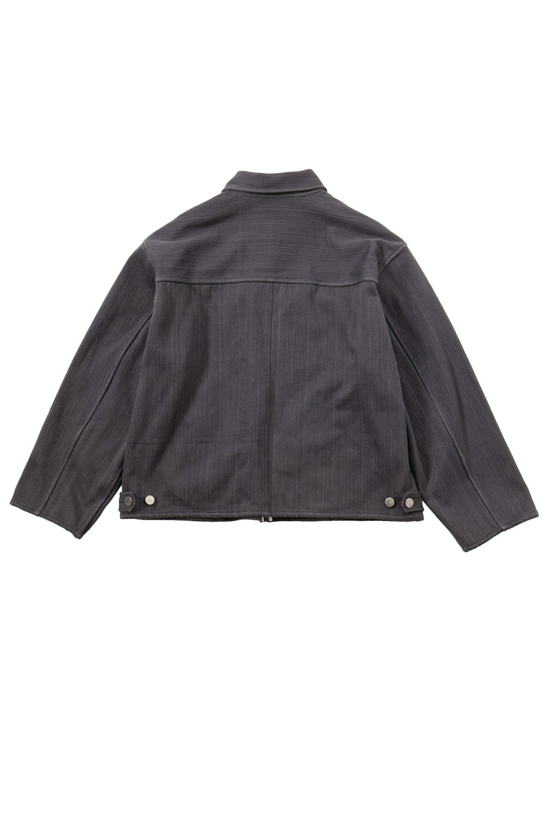 Quilted Black Diamond Trucker Jacket