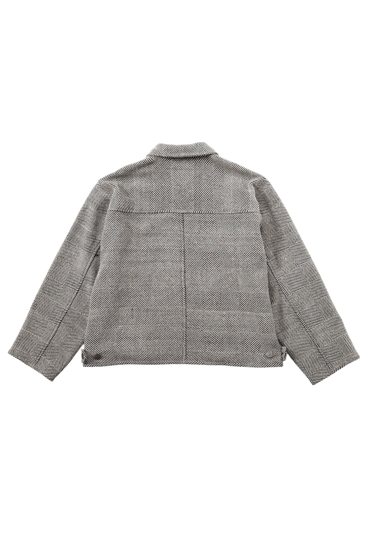 Black Diamond Trucker Jacket Diamond Weave