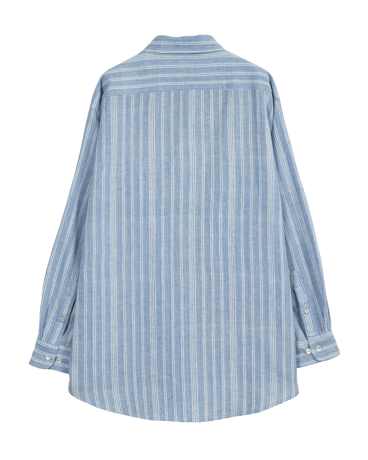 Ivy Oxford Shirt Blue Pinstripe