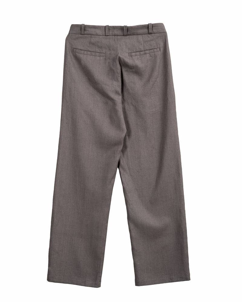 Dusk Pleated Trouser Mauve