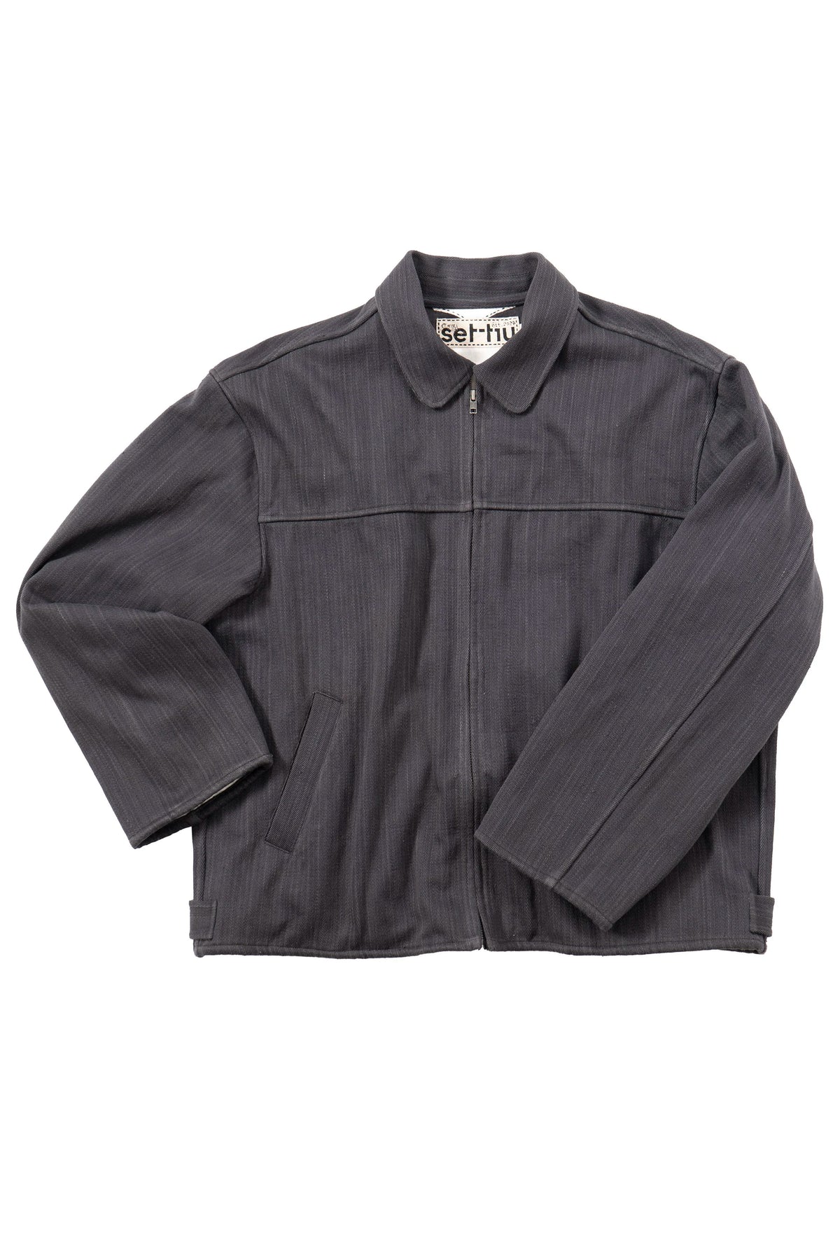 Quilted Black Diamond Trucker Jacket