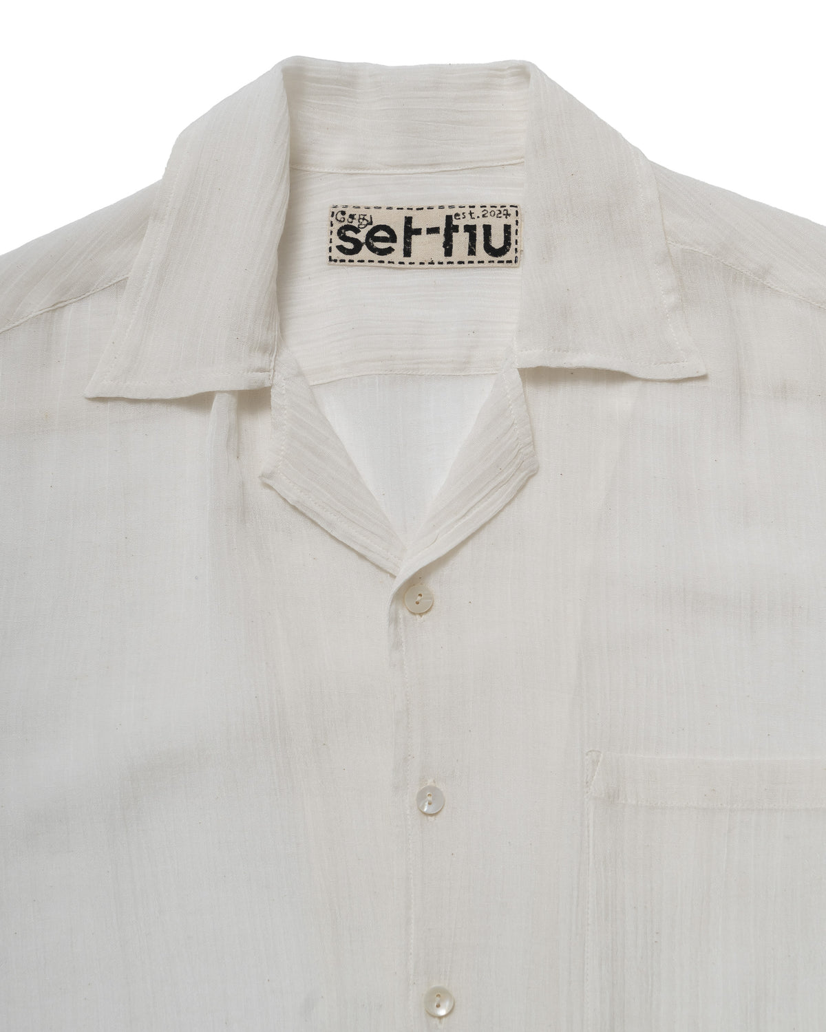 Coastal Camp Shirt White