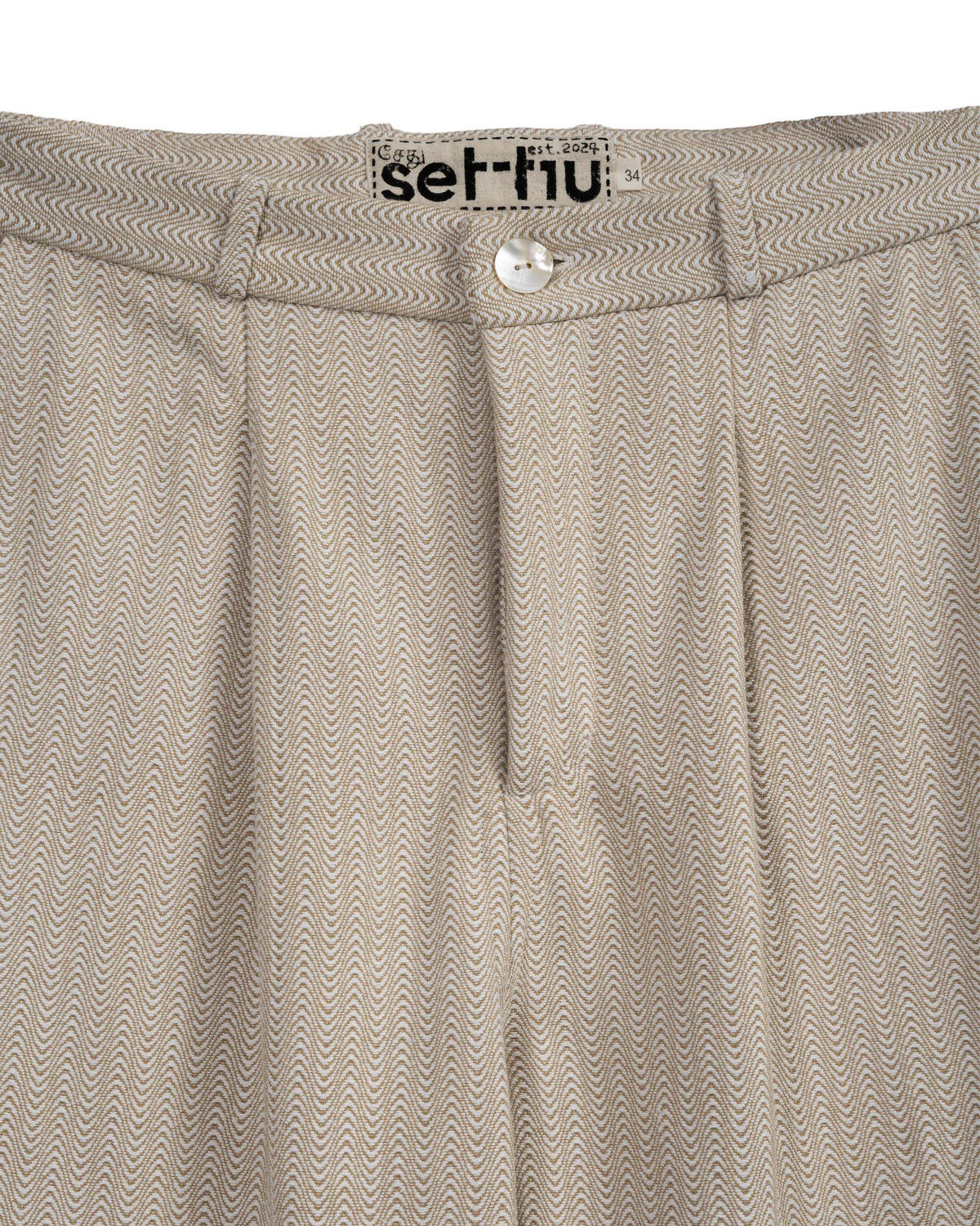 Wave Hill Summer Trouser Ivory