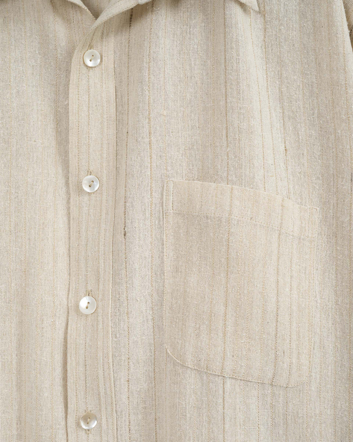 Ivy Oxford Shirt White Gold
