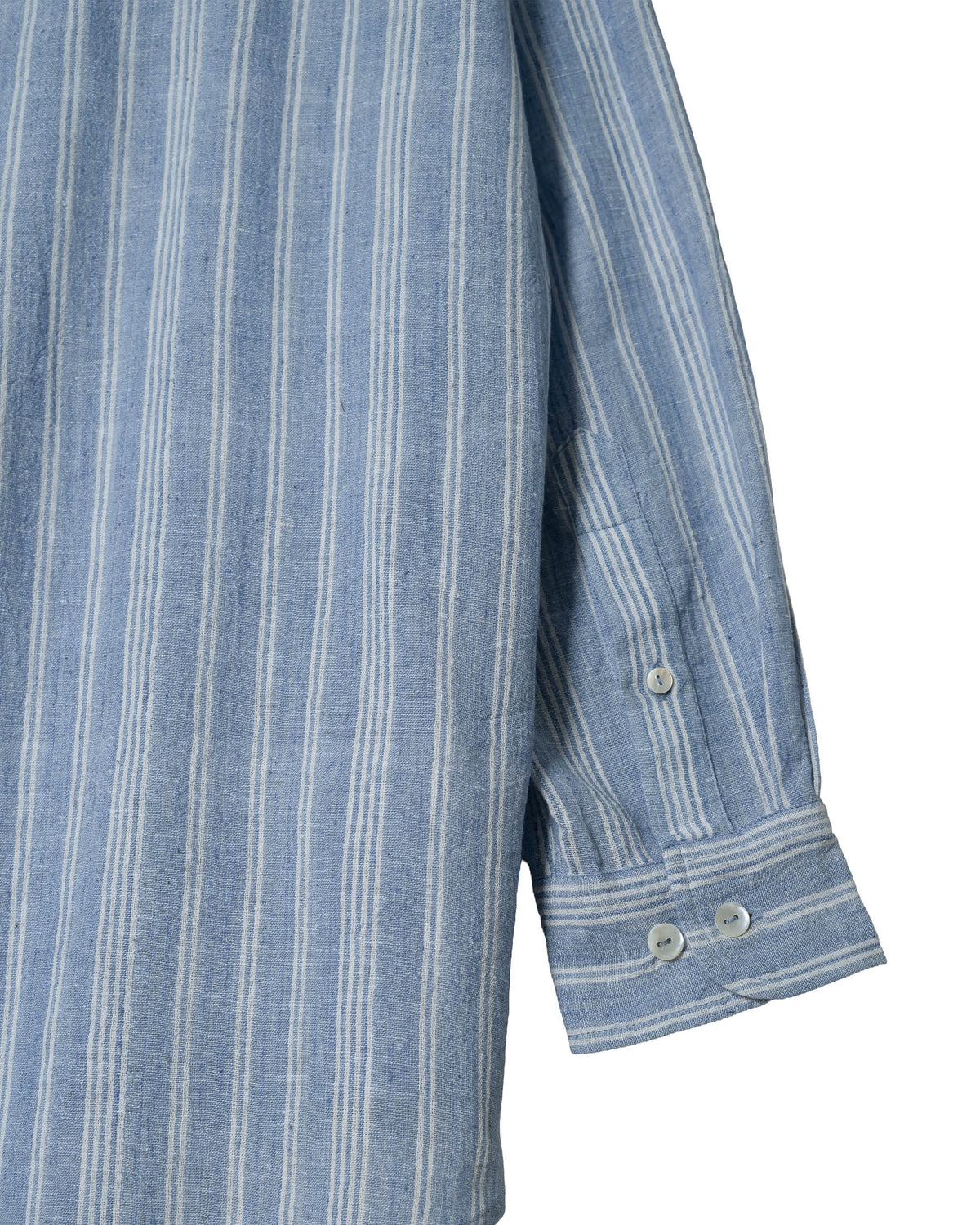 Ivy Oxford Shirt Blue Pinstripe
