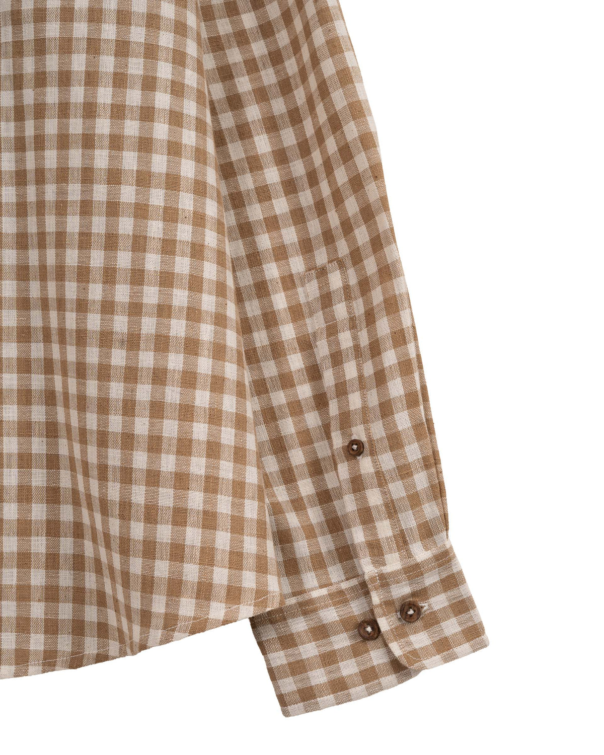 Upper Valley Check Shirt Fawn Gingham